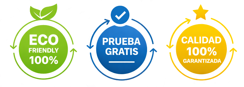 Calidad garantizada, productos seguros y prueba gratuita de Clean Sur